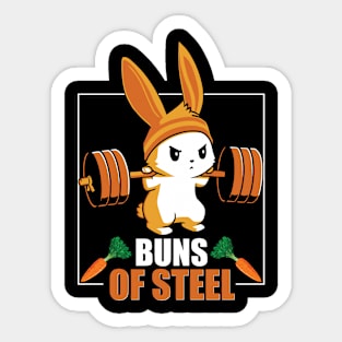 Rabbit in Gym Sticker